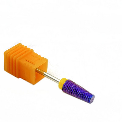 5 az 1-ben kúpos biztonsági keményfém körömfúrók vágott fúrókkal Keményfém maró manikűrhöz Távolítsa el a zselés körmöket Tartozékok