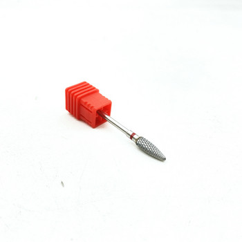 Свредла за нокти от волфрамов карбид за накрайник за полиране на маникюр 2,35 мм дръжка Ягода Лабораторна бормашина Фрези от волфрамова стомана