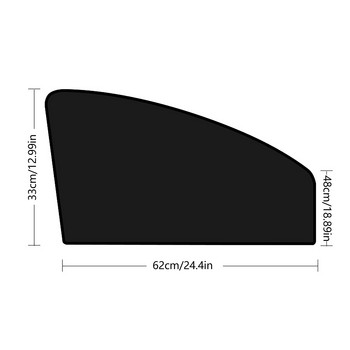 Universal Σίτες Παράθυρα Αυτοκινήτου Καλύμματα Magnet Universal Σίτες Παραθύρων Αυτοκινήτου Κουρτίνες Αυτοκινήτου Sun Blocker Πτυσσόμενο Universal Παράθυρο αυτοκινήτου