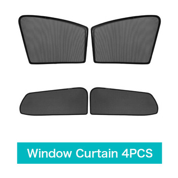 Magnetic Side Sunshade Car For Toyota Corolla Sedan 2019 2018 Window Curtain Sun Shade Mesh For Corolla 2015 2016 2017