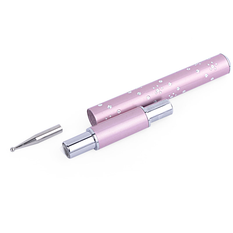 1 komplet Olovke od nehrđajućeg čelika sa 6 glava, olovke za odabir štrasa, UV gel, akrilne olovke za crtanje, alati za crtanje noktiju