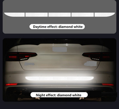 5 buc/set autocolant reflector reflectant auto 91*4 portbagaj exterior accesorii auto bandă reflectorizant avertisment exterior reflex