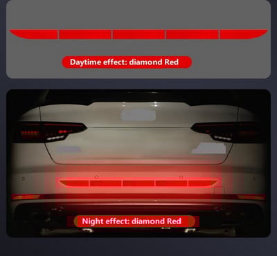 5 buc/set autocolant reflector reflectant auto 91*4 portbagaj exterior accesorii auto bandă reflectorizant avertisment exterior reflex