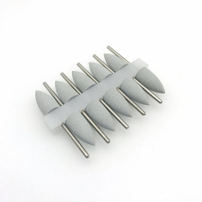 10 bucăți din cauciuc pentru lustruit șlefuit, șlefuitoare, burghie de unghii din silicon pentru manichiură electrică Unas Accesorios