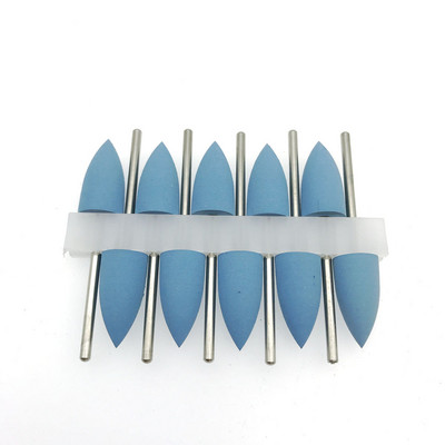 10 bucăți din cauciuc pentru lustruit șlefuit, șlefuitoare, burghie de unghii din silicon pentru manichiură electrică Unas Accesorios