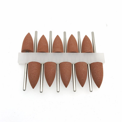 10 bucăți din cauciuc pentru lustruit șlefuit, șlefuitoare, burghie de unghii din silicon pentru manichiură electrică Unas Accesorios