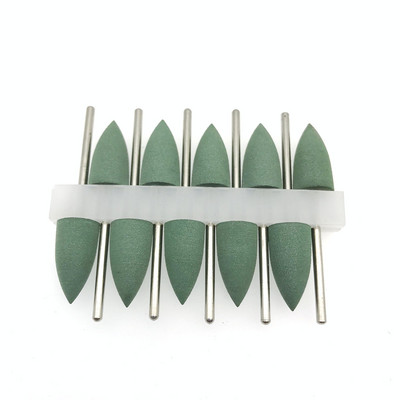 10 bucăți din cauciuc pentru lustruit șlefuit, șlefuitoare, burghie de unghii din silicon pentru manichiură electrică Unas Accesorios