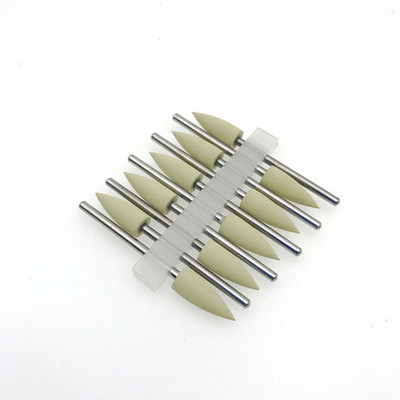 10 bucăți din cauciuc pentru lustruit șlefuit, șlefuitoare, burghie de unghii din silicon pentru manichiură electrică Unas Accesorios