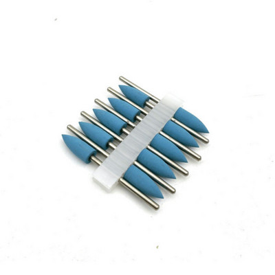 10 bucăți din cauciuc pentru lustruit șlefuit, șlefuitoare, burghie de unghii din silicon pentru manichiură electrică Unas Accesorios