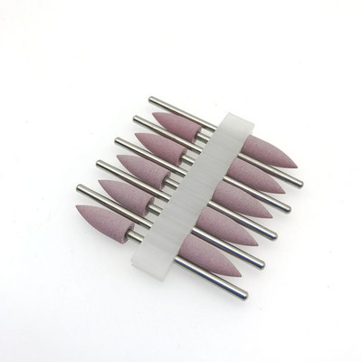 10 bucăți din cauciuc pentru lustruit șlefuit, șlefuitoare, burghie de unghii din silicon pentru manichiură electrică Unas Accesorios