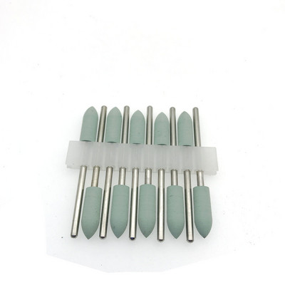 10 bucăți din cauciuc pentru lustruit șlefuit, șlefuitoare, burghie de unghii din silicon pentru manichiură electrică Unas Accesorios