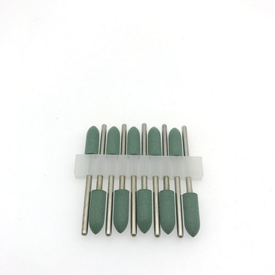 10 bucăți din cauciuc pentru lustruit șlefuit, șlefuitoare, burghie de unghii din silicon pentru manichiură electrică Unas Accesorios