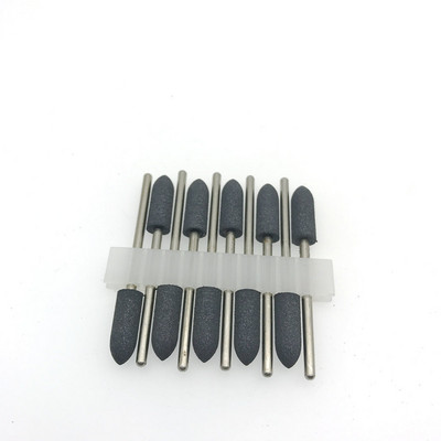 10 bucăți din cauciuc pentru lustruit șlefuit, șlefuitoare, burghie de unghii din silicon pentru manichiură electrică Unas Accesorios