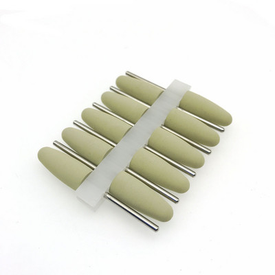 10 bucăți din cauciuc pentru lustruit șlefuit, șlefuitoare, burghie de unghii din silicon pentru manichiură electrică Unas Accesorios