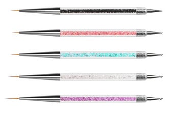 Dual Head Nail Dotting Pen things Κρυστάλλινες χάντρες Λαβή καρφιά από στρας Picker μολύβι μολύβι μανικιούρ Nail Art αξεσουάρ Εργαλείο