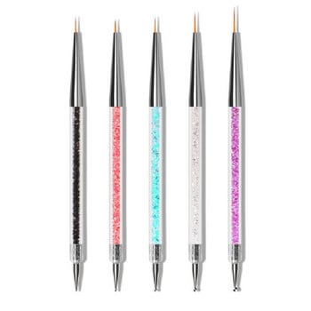 Dual Head Nail Dotting Pen things Κρυστάλλινες χάντρες Λαβή καρφιά από στρας Picker μολύβι μολύβι μανικιούρ Nail Art αξεσουάρ Εργαλείο