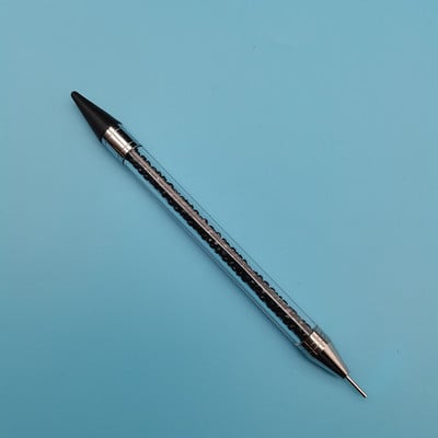 1PC Dvostruke glave Akrilna metalna voštana olovka sa kamenčićima Birač dragulja Birač kristala Nail Art Studs Dotter DIY alati za svrdla