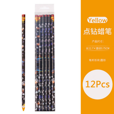 12 vnt. pieštukas, vaškas, taškinis pieštukas, 3 spalvų nagų dailė Lipnus krištolas brangakmeniai, gręžimas, rinkimas, antgaliai, manikiūro įrankiai