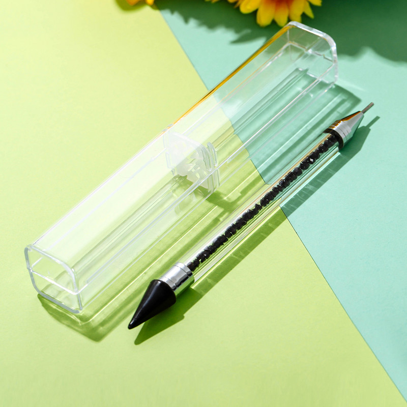 Kétvégű viasz köröm strassz felszedő ceruza körömdíszítés pontozó toll kristály gyémánt akril fogantyú drágakő felszedő applikátor