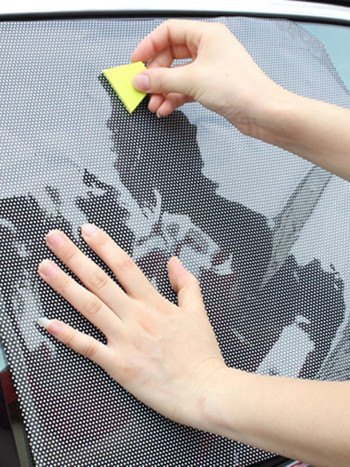 Сенник за кола Слънцезащитен крем Електростатични стикери Лепило за изолация Стъклена завеса за прозорци Автоматична адсорбция на статичен филм Оформление на автомобила