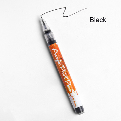 1 pix de desen pentru unghii Graffiti 1,0 mm pentru linie de decorațiuni pentru unghii, figurine, pixuri de vopsea acrilică Instrument de manichiură pentru pictură pe bază de apă