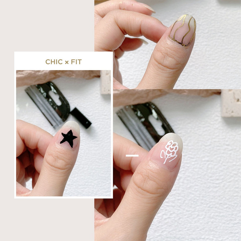 1 pix de desen pentru unghii Graffiti 1,0 mm pentru linie de decorațiuni pentru unghii, figurine, pixuri de vopsea acrilică Instrument de manichiură pentru pictură pe bază de apă