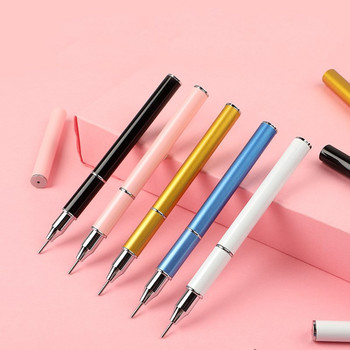 1Pc Professional Diamond Dotting Pen Crystal Pen Crystal Pen ανοξείδωτο ατσάλι +Wax Dual-ended Crystal Picking Pen Στυλό με δύο άκρες &