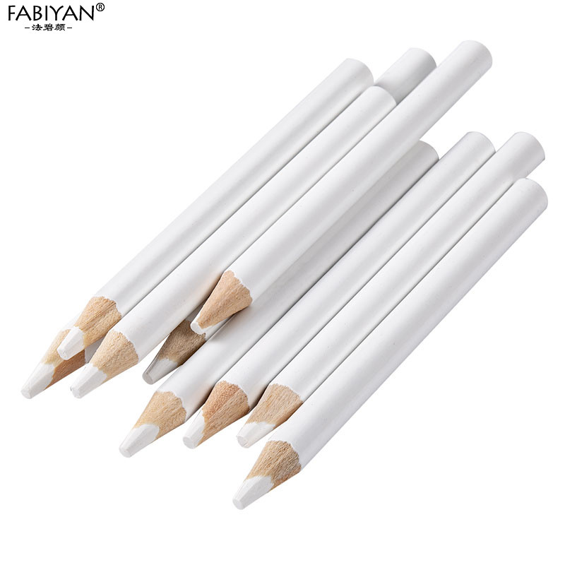 Drvo Nail Art Voštana olovka Olovka Rhinestones Birač dragulja Alati za točkanje kristala Ukrasi za manikuru DIY Salon Bijela 10/30/50/100kom