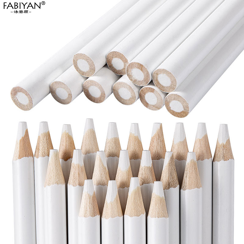 Drvo Nail Art Voštana olovka Olovka Rhinestones Birač dragulja Alati za točkanje kristala Ukrasi za manikuru DIY Salon Bijela 10/30/50/100kom