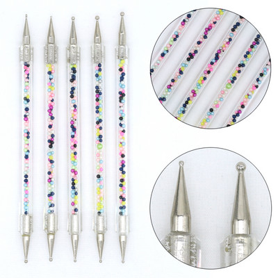 Četka za crtanje noktiju Olovka za crtanje crtanja Set za slikanje DIY dizajn Alati za crtanje točkica za nokte Pribor za manikuru