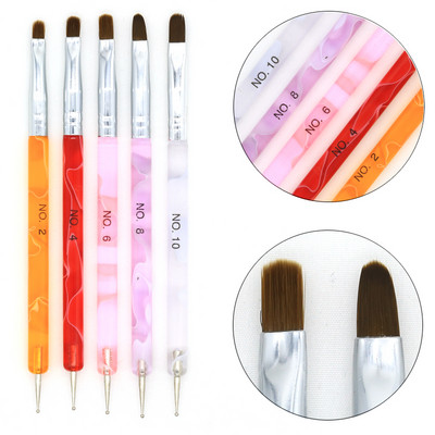 Četka za crtanje noktiju Olovka za crtanje crtanja Set za slikanje DIY dizajn Alati za crtanje točkica za nokte Pribor za manikuru