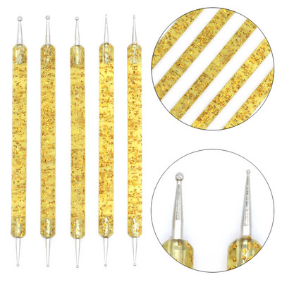 Četka za crtanje noktiju Olovka za crtanje crtanja Set za slikanje DIY dizajn Alati za crtanje točkica za nokte Pribor za manikuru