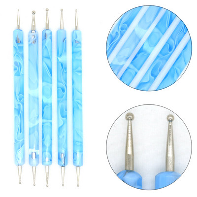 Četka za crtanje noktiju Olovka za crtanje crtanja Set za slikanje DIY dizajn Alati za crtanje točkica za nokte Pribor za manikuru