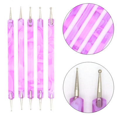 Četka za crtanje noktiju Olovka za crtanje crtanja Set za slikanje DIY dizajn Alati za crtanje točkica za nokte Pribor za manikuru