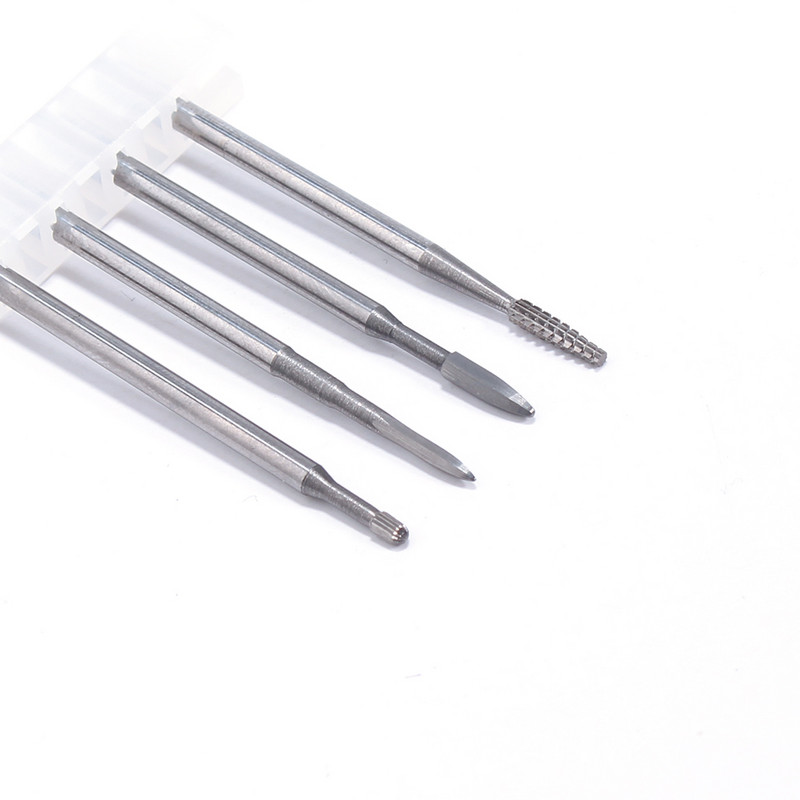 Keményfém Tungsten Cuticle Clean körömfúrók körömdíszítéshez Elektromos körömmanikűr gépi maróvágók pedikűrhöz
