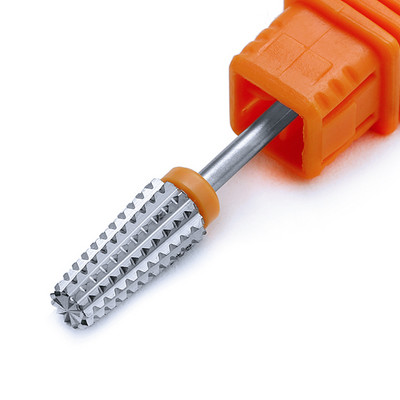 Ljubičasta 5 u 1 konusna karbidna svrdla za nokte Svrdla Glodalo za manikuru Uklanjanje gela Acylics Nails Accessories Alat