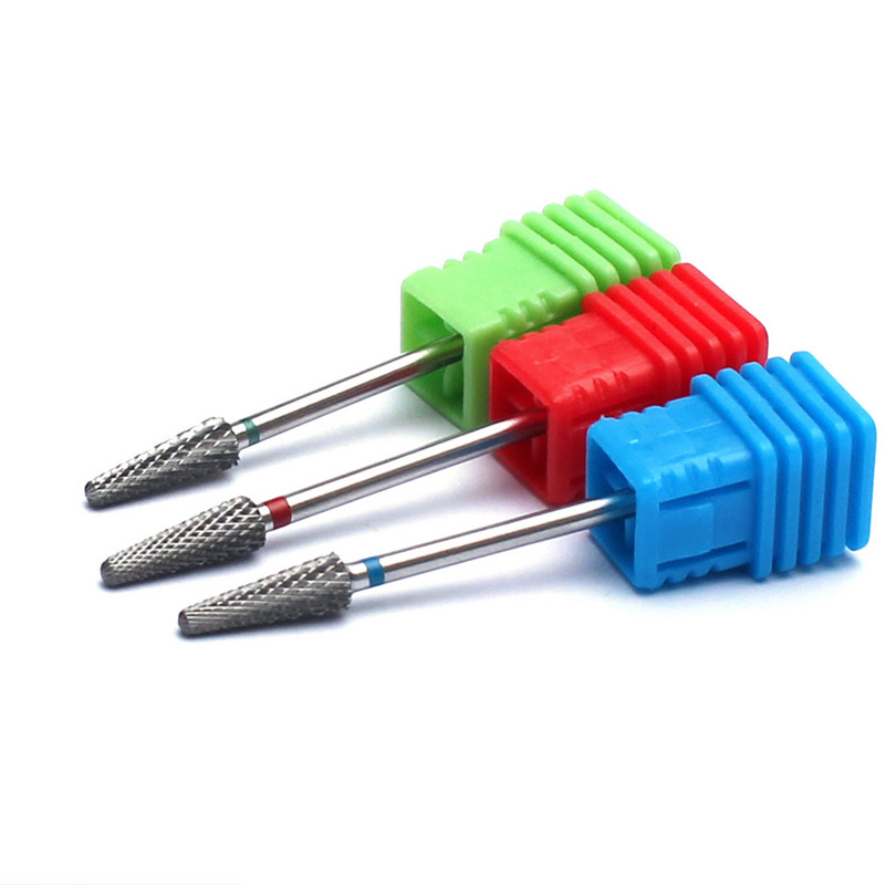 Burghie pentru unghii din carbură de tungsten 1 buc Burghie electrice pentru manichiură Freză Aparat de freza Pile de unghii Bițe Instrumente pentru pedichiură