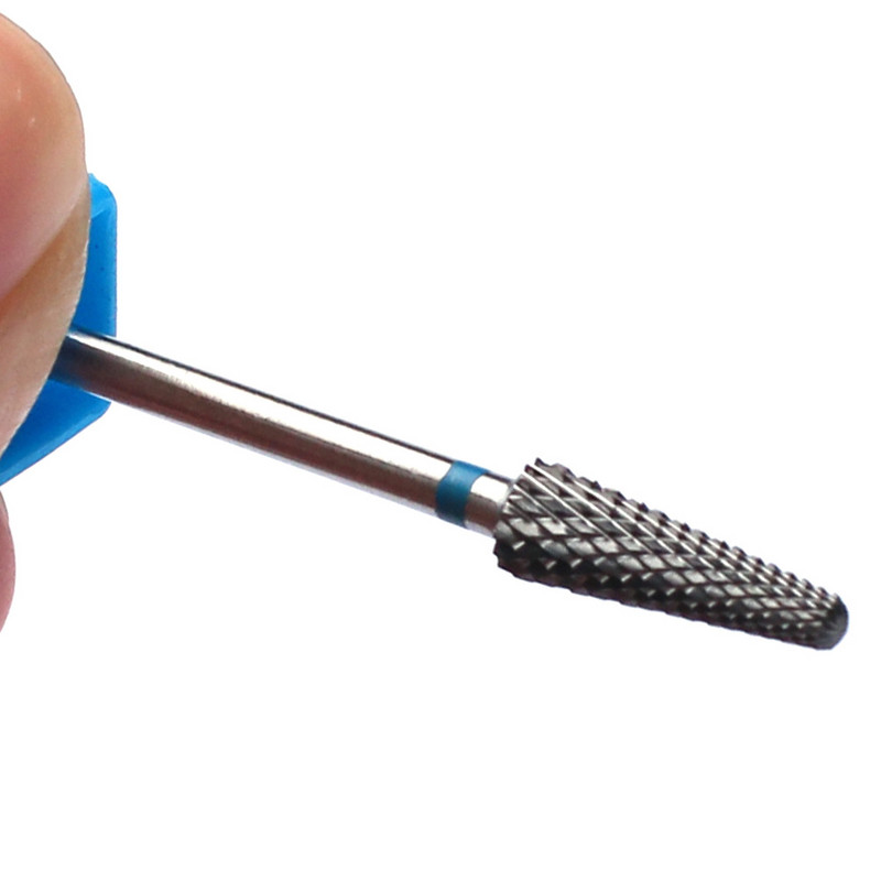 Burghie pentru unghii din carbură de tungsten 1 buc Burghie electrice pentru manichiură Freză Aparat de freza Pile de unghii Bițe Instrumente pentru pedichiură