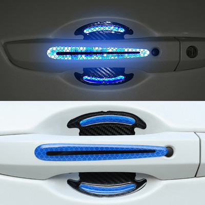 Autocolant reflectorizant pentru mașină Bandă de avertizare Bară de protecție Mâner ușă Capac bol Reflector Accesorii pentru exteriorul mașinii Universal