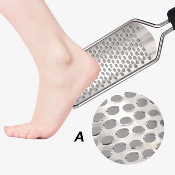 Pedicure Foot File Callus Remover Large Foot Rasp Colossal Foot Grater Scrubber Pro από ανοξείδωτο ατσάλι Λίμα κάλλου για υγρά στεγνά πόδια