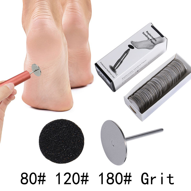 FILI diskai pagalvėlės pedikiūro pėdų rasp dildės odelių nuospaudų šalinimo įrankis pedikiūro įrankiams Keičiamas švitrinis popierius