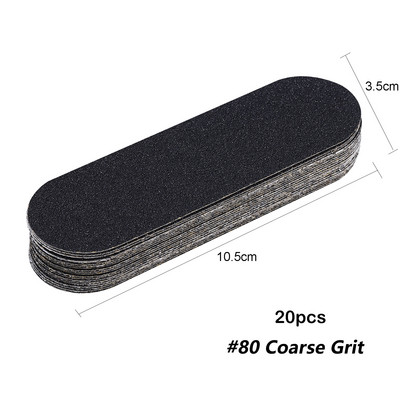 20GB pedikīra vīles uzpildes spilventiņi Callus Remover pēdu vīles Pedi vīles nomaiņa atkārtoti lietojamam nerūsējošā tērauda pēdas rasp rokturim