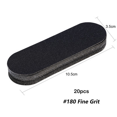 20GB pedikīra vīles uzpildes spilventiņi Callus Remover pēdu vīles Pedi vīles nomaiņa atkārtoti lietojamam nerūsējošā tērauda pēdas rasp rokturim