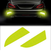 2vnt Automobilių atšvaitų lipdukai Dekoras Saugos įspėjimas Atspindintys automobilio lipdukai Šviesą atspindinčios juostos lipdukai Apsaugo automobilio priedus išorė