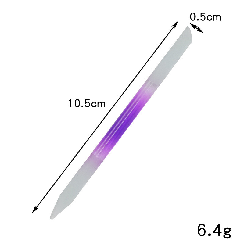 1 tk Klaasist küünenaha lükkaja küünenahkade maniküüri pulk Täppisviiliga küünenaha eemaldaja pediküüri maniküüri küünte tarvikud