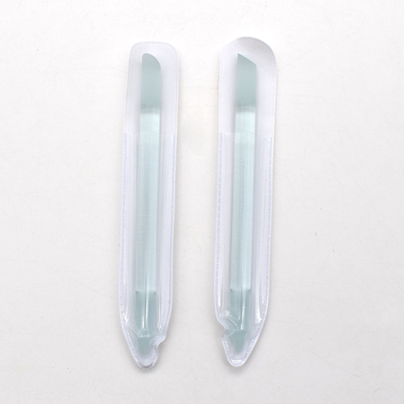 1 tk Klaasist küünenaha lükkaja küünenahkade maniküüri pulk Täppisviiliga küünenaha eemaldaja pediküüri maniküüri küünte tarvikud