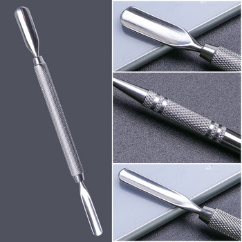 10 типа Двустранни инструменти за ноктопластика от неръждаема стомана Маникюр Резачка за кожички Грижа за ноктите Грижа за педикюр Инструмент за подстригване на мъртва кожа LY34-43