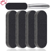 TP 20PCS rašpica za stopala, profesionalna njega stopala za tvrdu mrtvu kožu, uklanjanje žuljeva, zamjena za pedikirsku turpiju za dršku od nehrđajućeg čelika