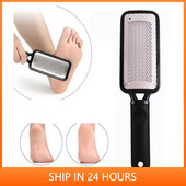 1vnt profesionali dvipusė pėdų dildė kulnų trintuvė pėdoms pedikiūro rasp Remover metalo šveitiklis manikiūro nagų įrankiai 40#410