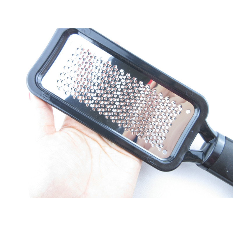 1vnt profesionali dvipusė pėdų dildė kulnų trintuvė pėdoms pedikiūro rasp Remover metalo šveitiklis manikiūro nagų įrankiai 40#410